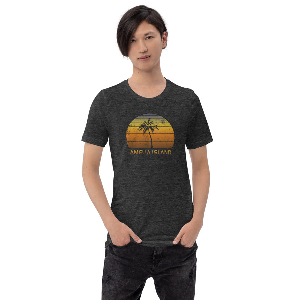 Vintage Amelia Island Florida Beach Sunset Unisex T-Shirt