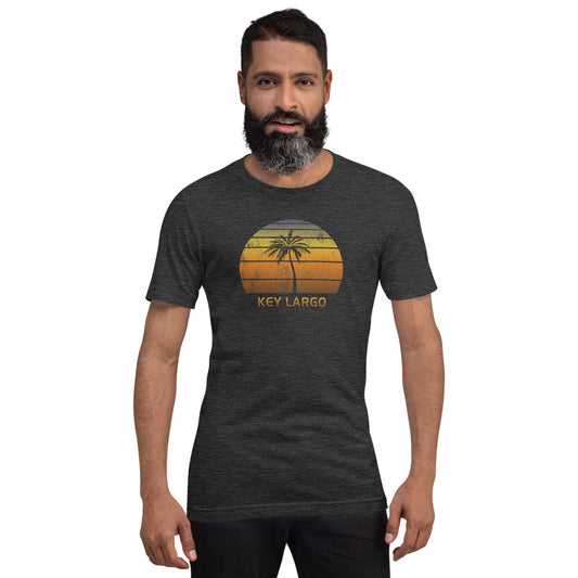 Vintage Key Largo Florida Sunset Unisex T-Shirt