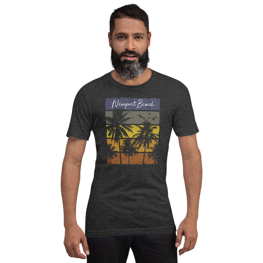 Retro Newport Beach California Vacation Souvenir Unisex T-Shirt