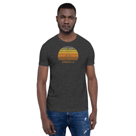 Retro Anguilla Beach Vacation Souvenir Unisex T-Shirt