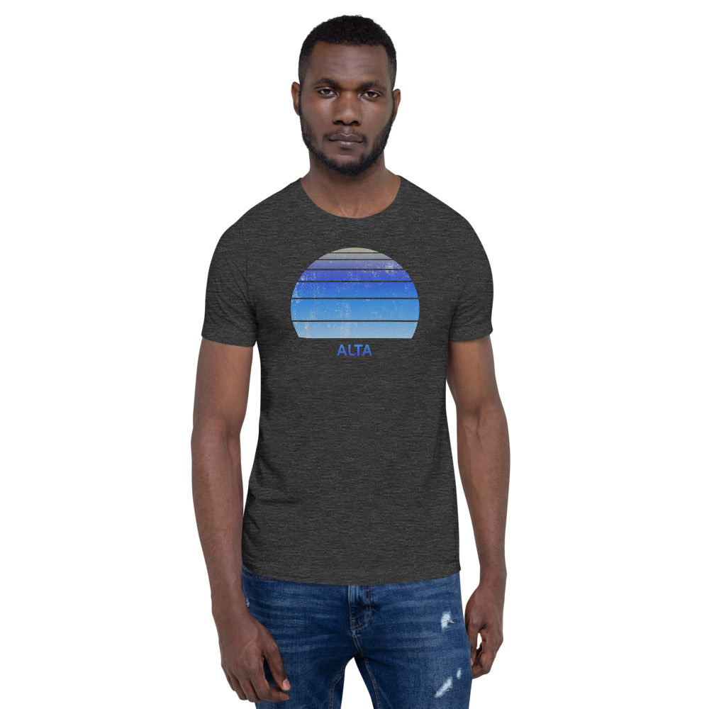 Retro Alta Utah Ski Skiing Fan Unisex T-Shirt