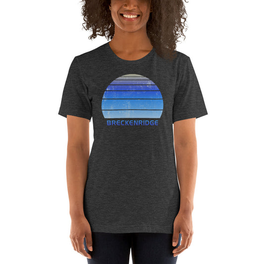 Retro Breckenridge Colorado Ski Skiing Fan Unisex T-Shirt