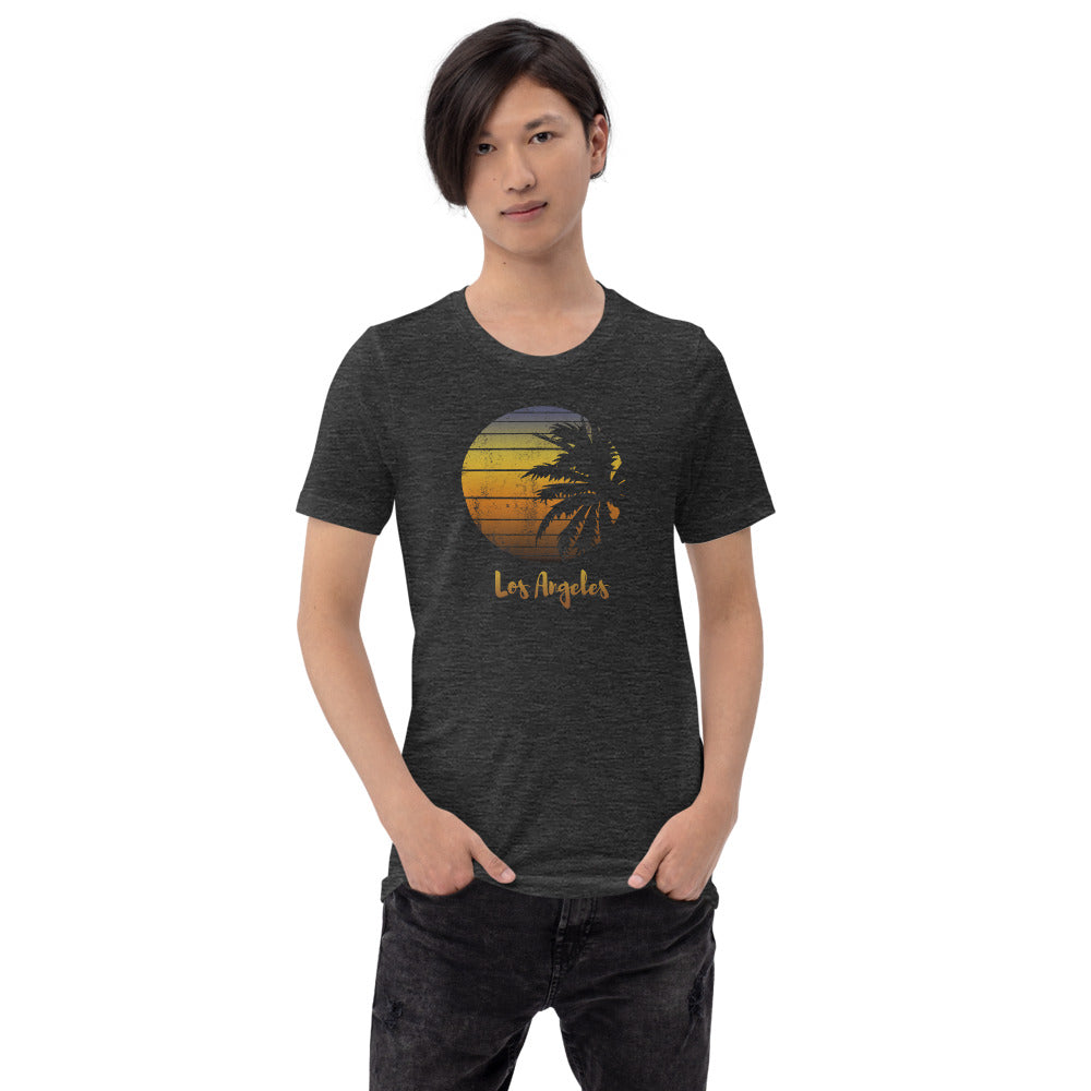 Retro Los Angeles California Beach Vacation Souvenir Palm Tree Unisex T-Shirt