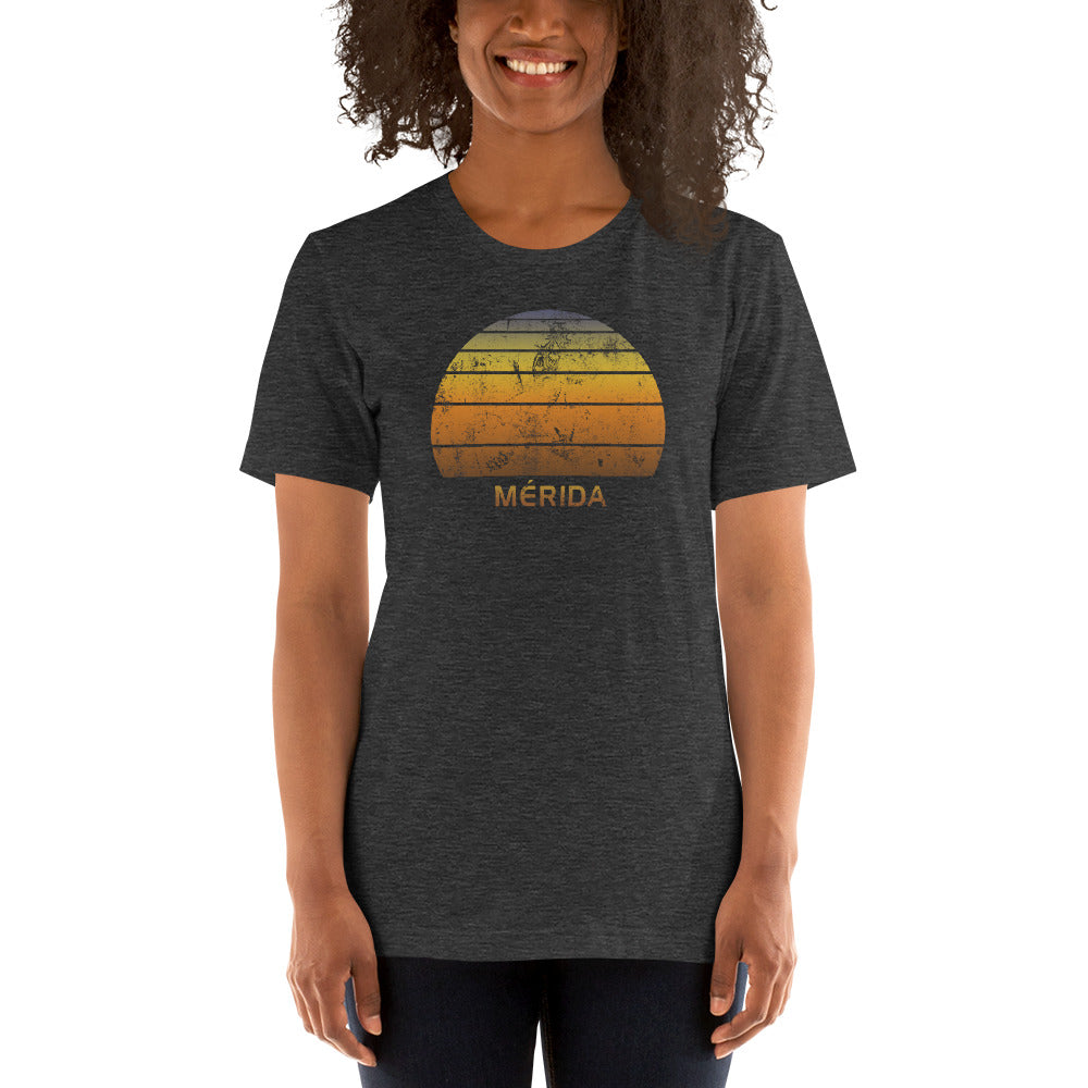 Retro Merida Mexico Mexican Beach Vacation Souvenir Unisex T-Shirt