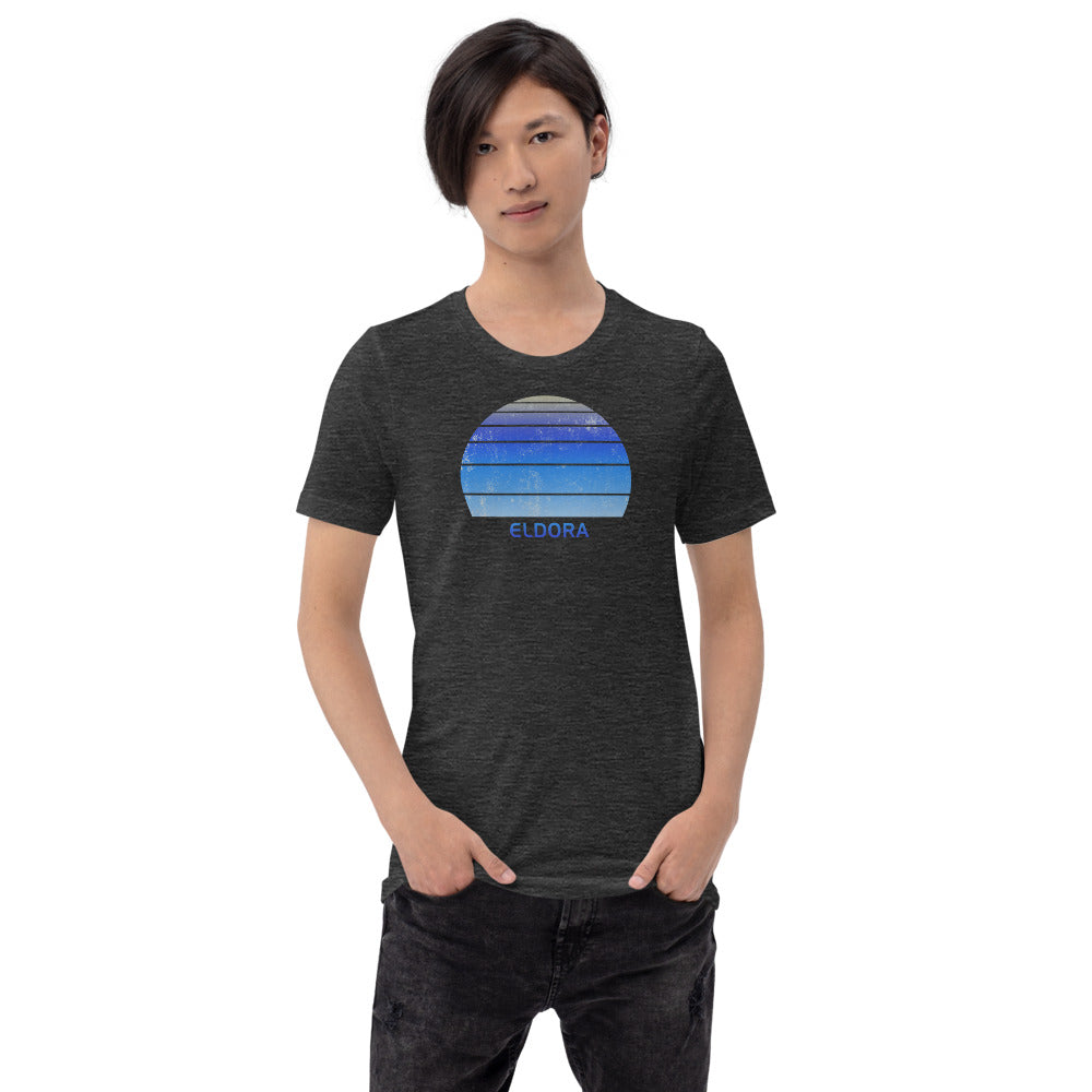 Retro Eldora Colorado Ski Skiing Fan Unisex T-Shirt