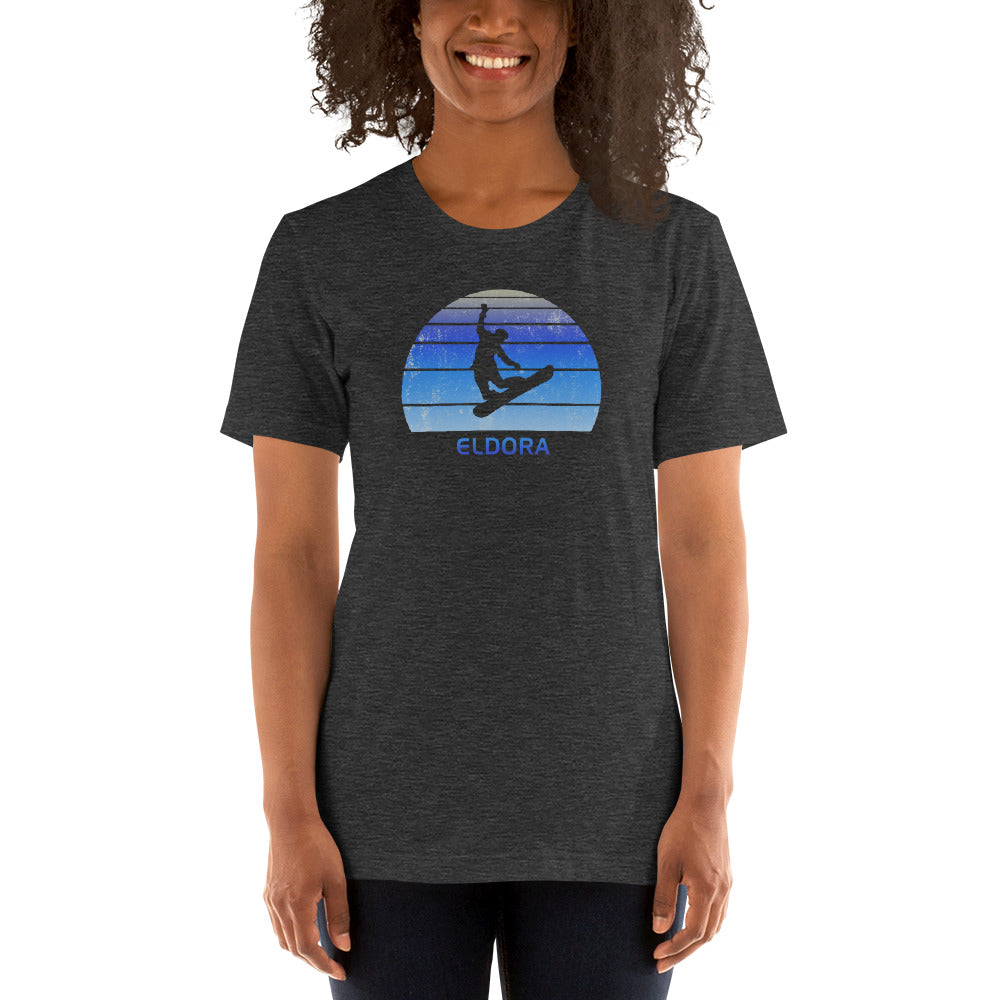 Retro Eldora Colorado Snowboarding Fan Unisex T-Shirt