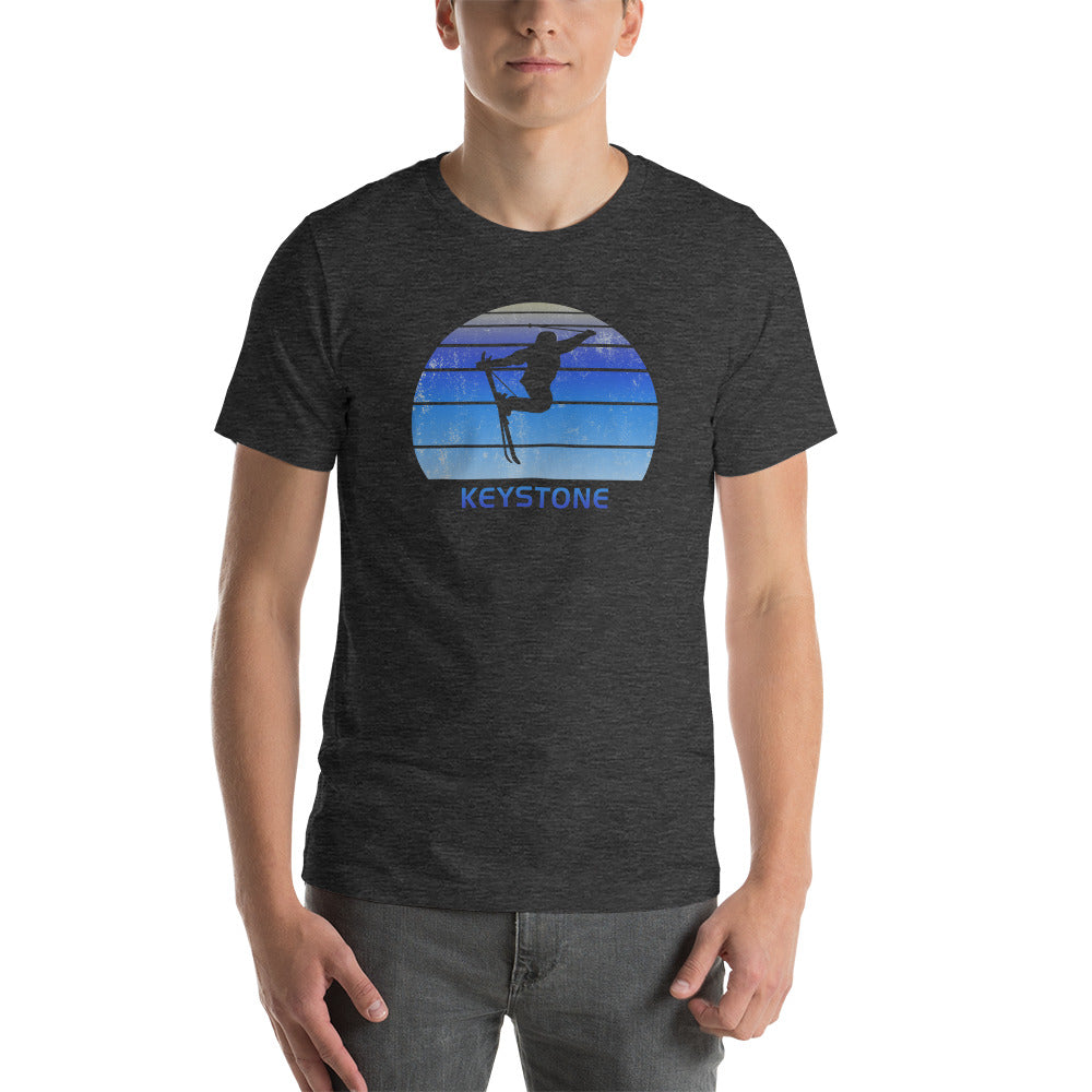 Retro Keystone Colorado Snowboarding Fan Unisex T-Shirt