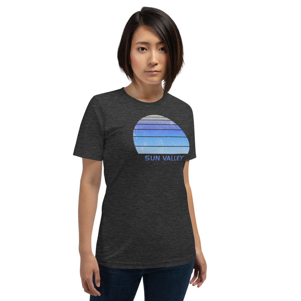 Retro Sun Valley Idaho Ski Skiing Fan Unisex T-Shirt