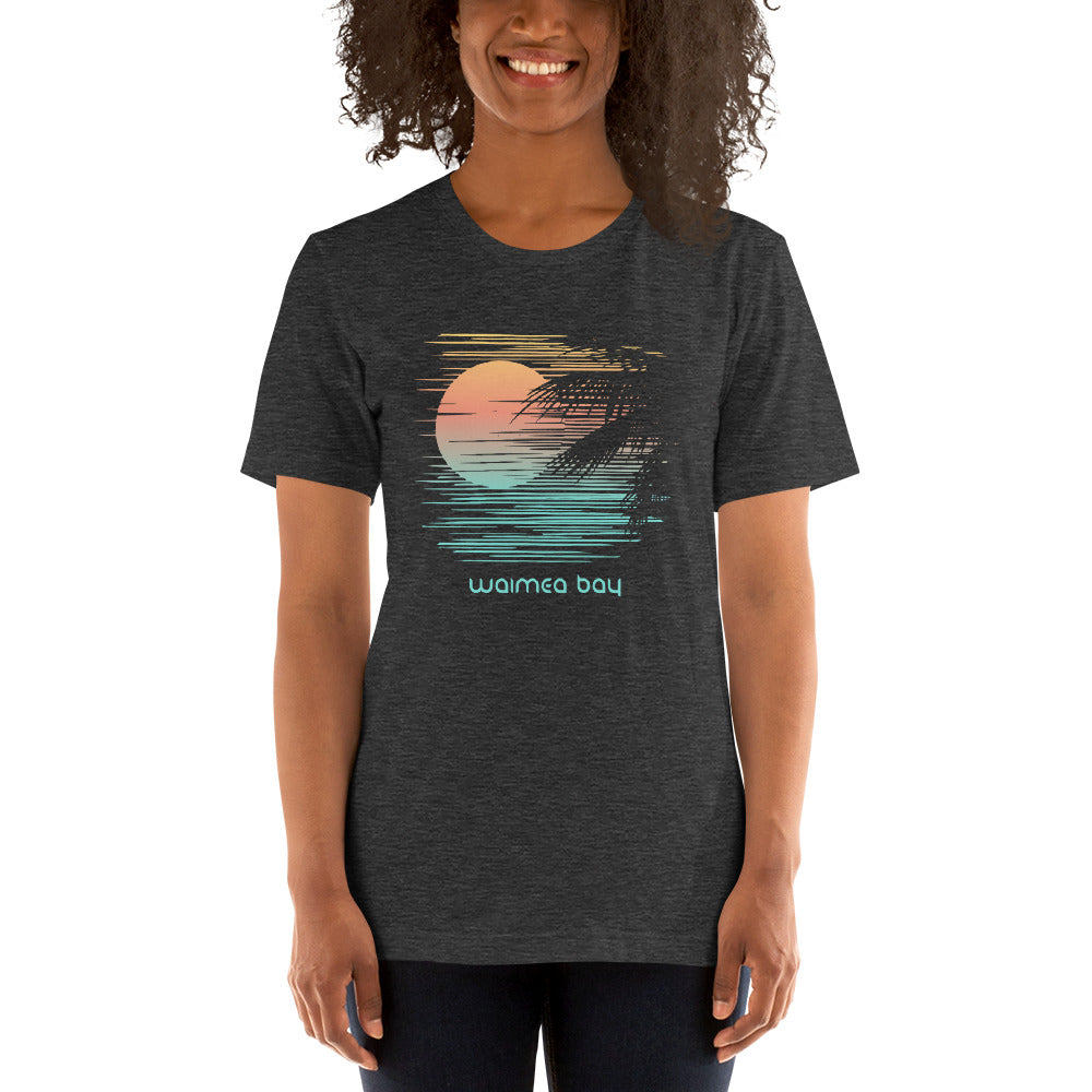 Waimea Bay Oahu Hawaii Vacation Souvenir Artistic Unisex T-Shirt