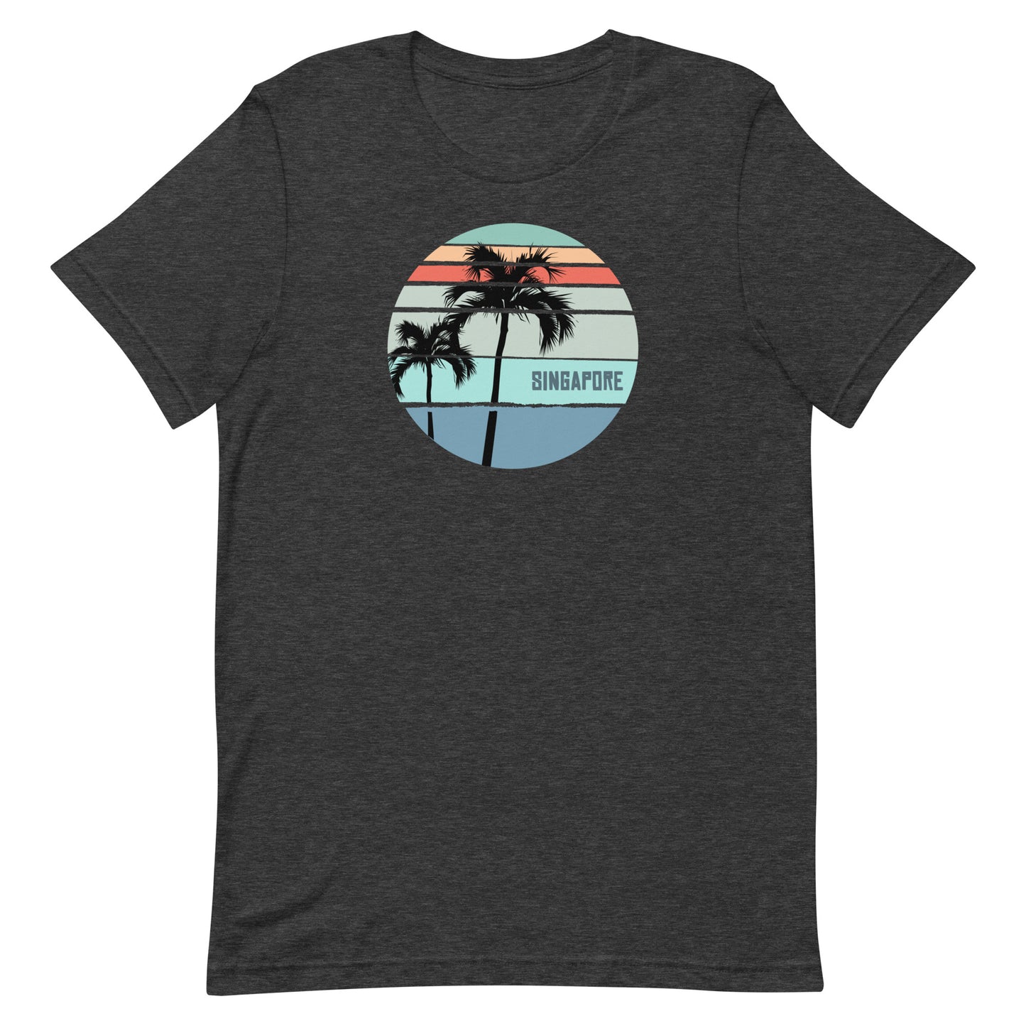 Cool Singapore Palm Tree Vacation Souvenir Unisex T-Shirt