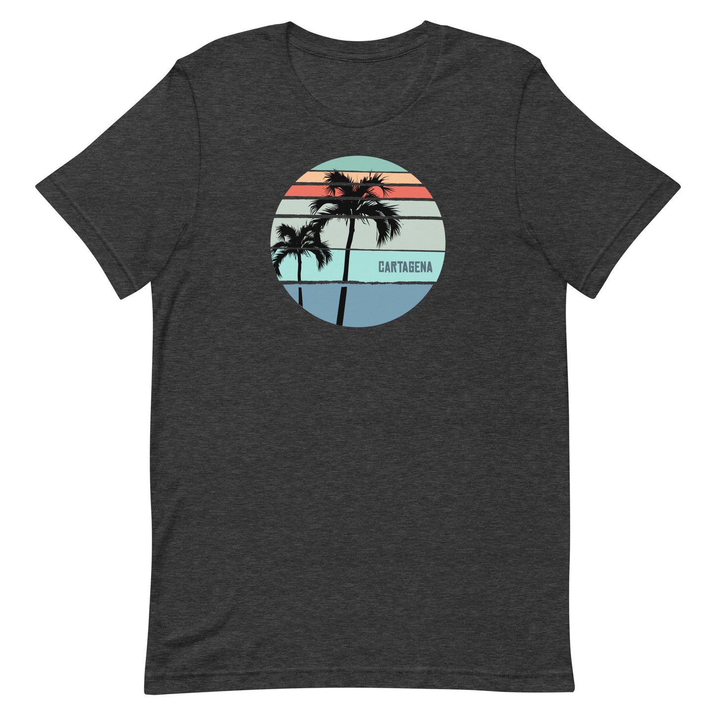 Cool Cartagena Colombia Palm Tree Vacation Souvenir Unisex T-Shirt