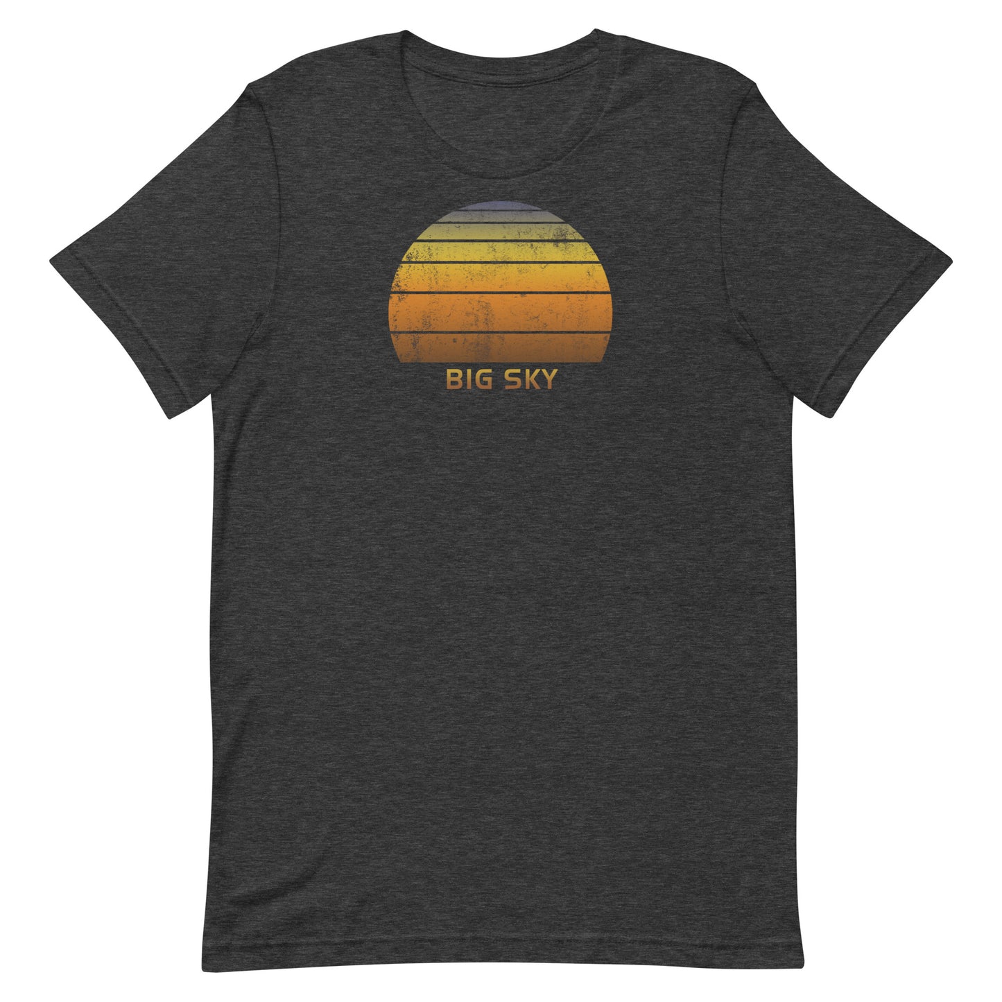 Retro Big Sky Montana Vacation Souvenir Unisex T-Shirt