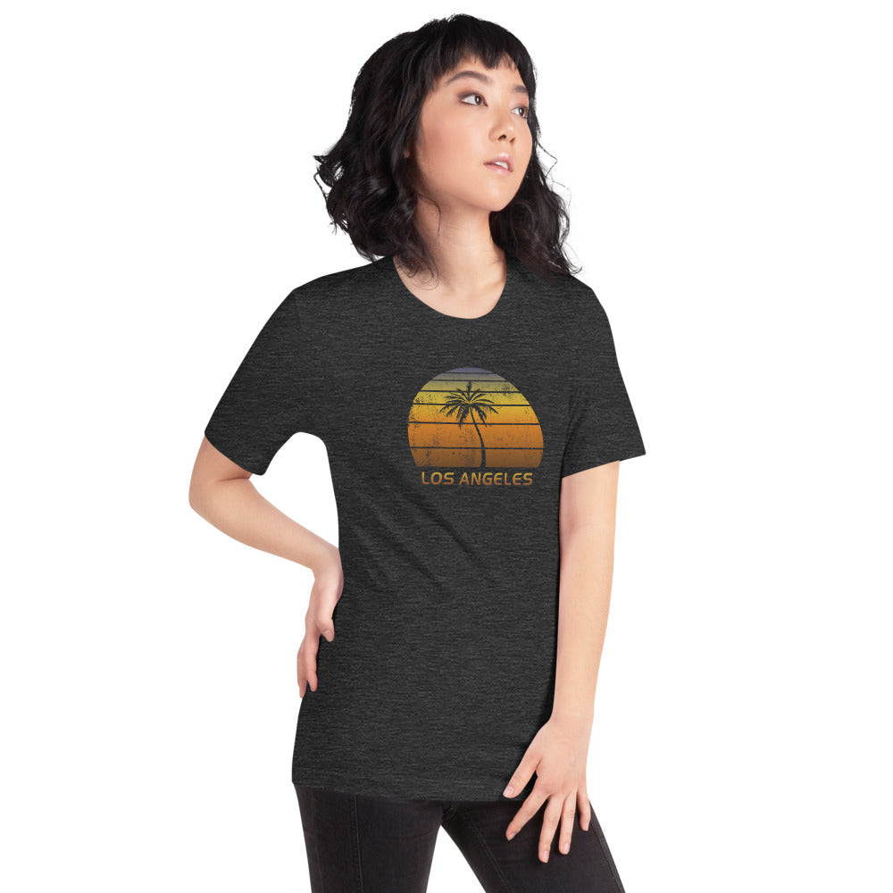 Vintage Los Angeles California Beach Sunset Unisex T-Shirt