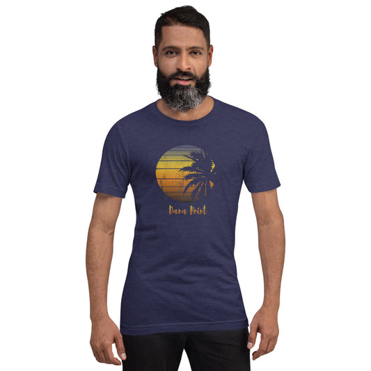 Vintage Dana Point California Beach Unisex T-Shirt Vacation Souvenir Palm Tree