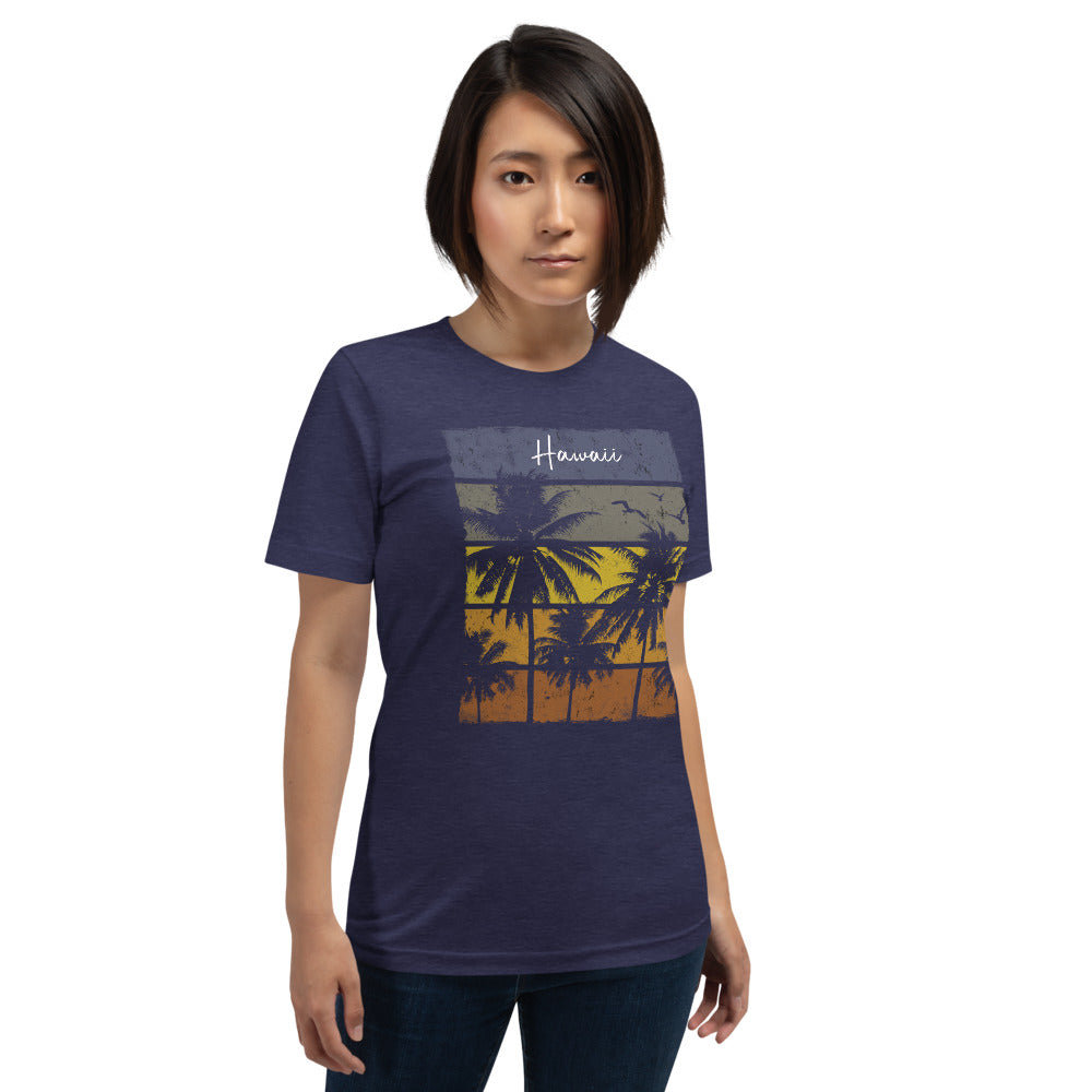 Retro Hawaii Unisex T-Shirt Beach Vacation Souvenir