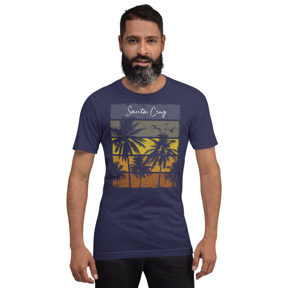 Retro Santa Cruz California Beach Vacation Souvenir Unisex T-Shirt