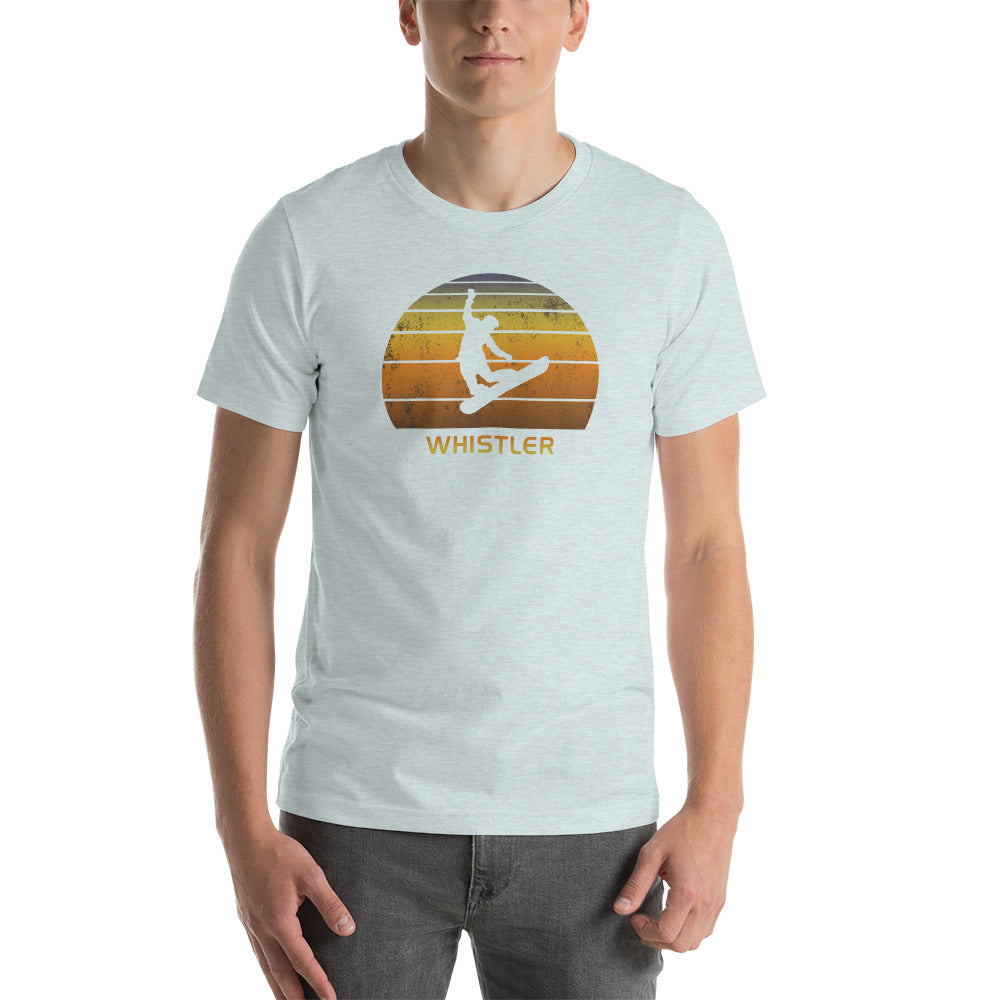 Retro Vail Colorado Snowboarding Fan Unisex T-Shirt