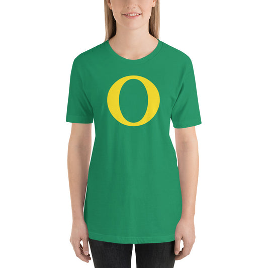 Oregon Letter O College Football Fan Unisex T-Shirt