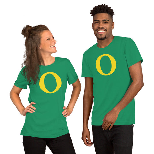 Oregon Letter O College Football Fan Unisex T-Shirt