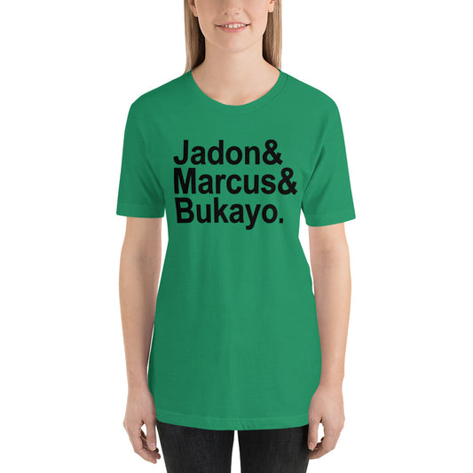Jaydon Marcus Bukayo Slogan Soccer Football Fan Unisex T-Shirt