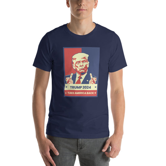 Take America Back MAGA Pro Trump 2024 Supporter Funny Political Unisex T-Shirt