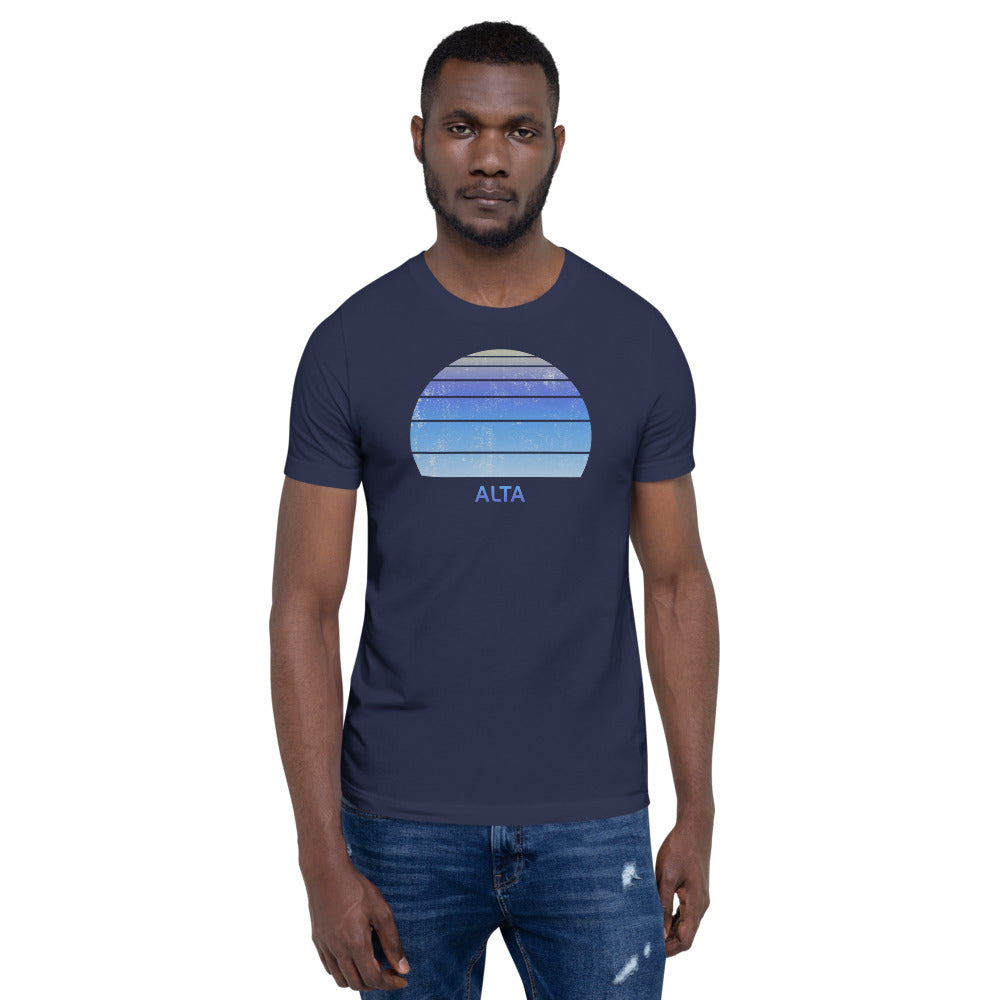 Retro Alta Utah Ski Skiing Fan Unisex T-Shirt