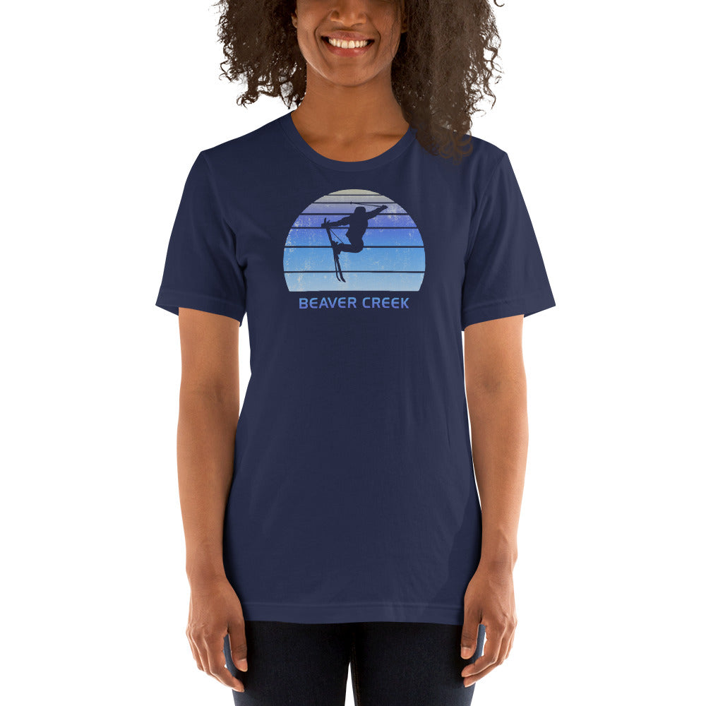 Retro Beaver Creek Colorado Skiing Fan Unisex T-Shirt