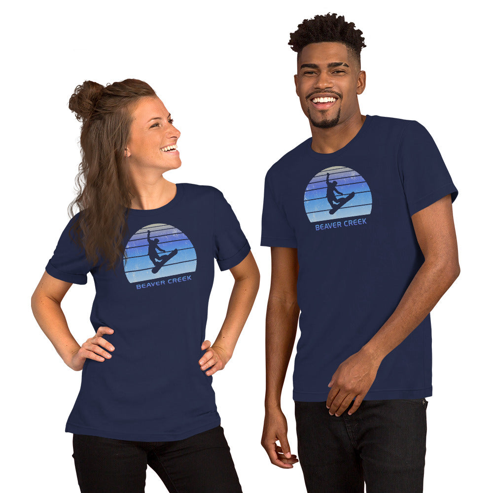 Retro Bend Oregon Ski Skiing Fan Unisex T-Shirt