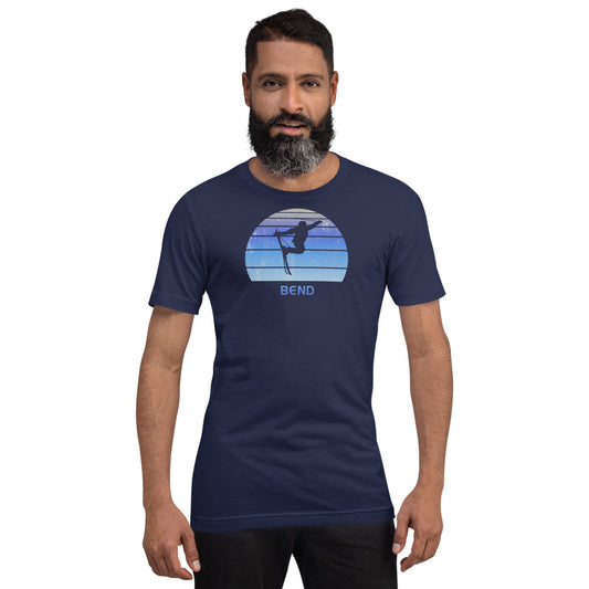 Retro Bend Oregon Skiing Fan Unisex T-Shirt