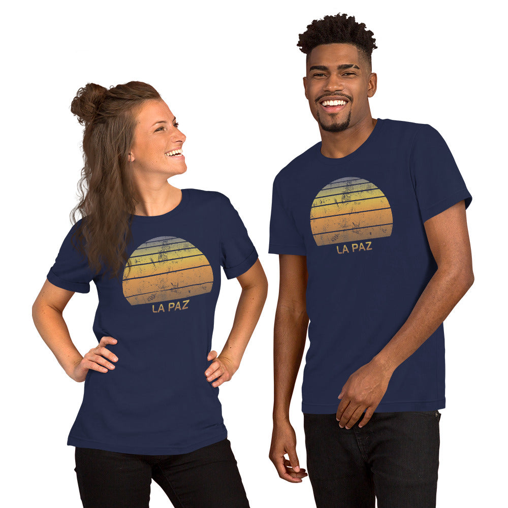 Retro La Paz Mexico Mexican Beach Vacation Souvenir Unisex T-Shirt