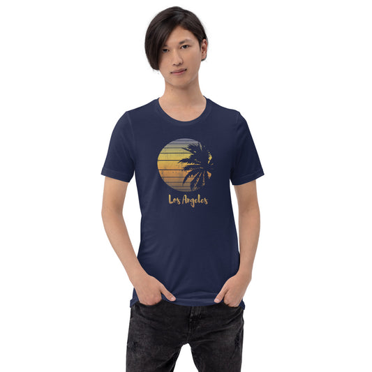 Retro Los Angeles California Beach Vacation Souvenir Palm Tree Unisex T-Shirt