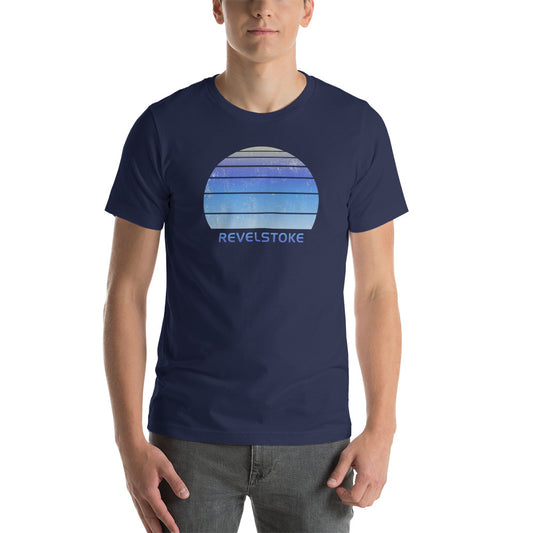 Retro Revelstoke Canada Ski Skiing Fan Unisex T-Shirt