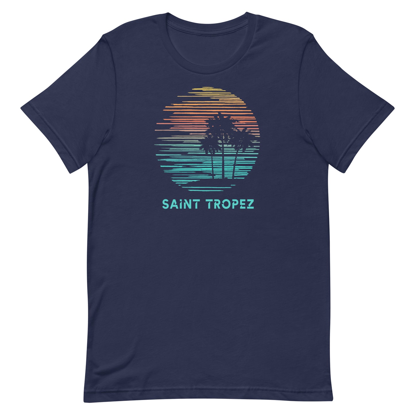 Saint Tropez Souvenir Vacation Artistic Unisex T-Shirt