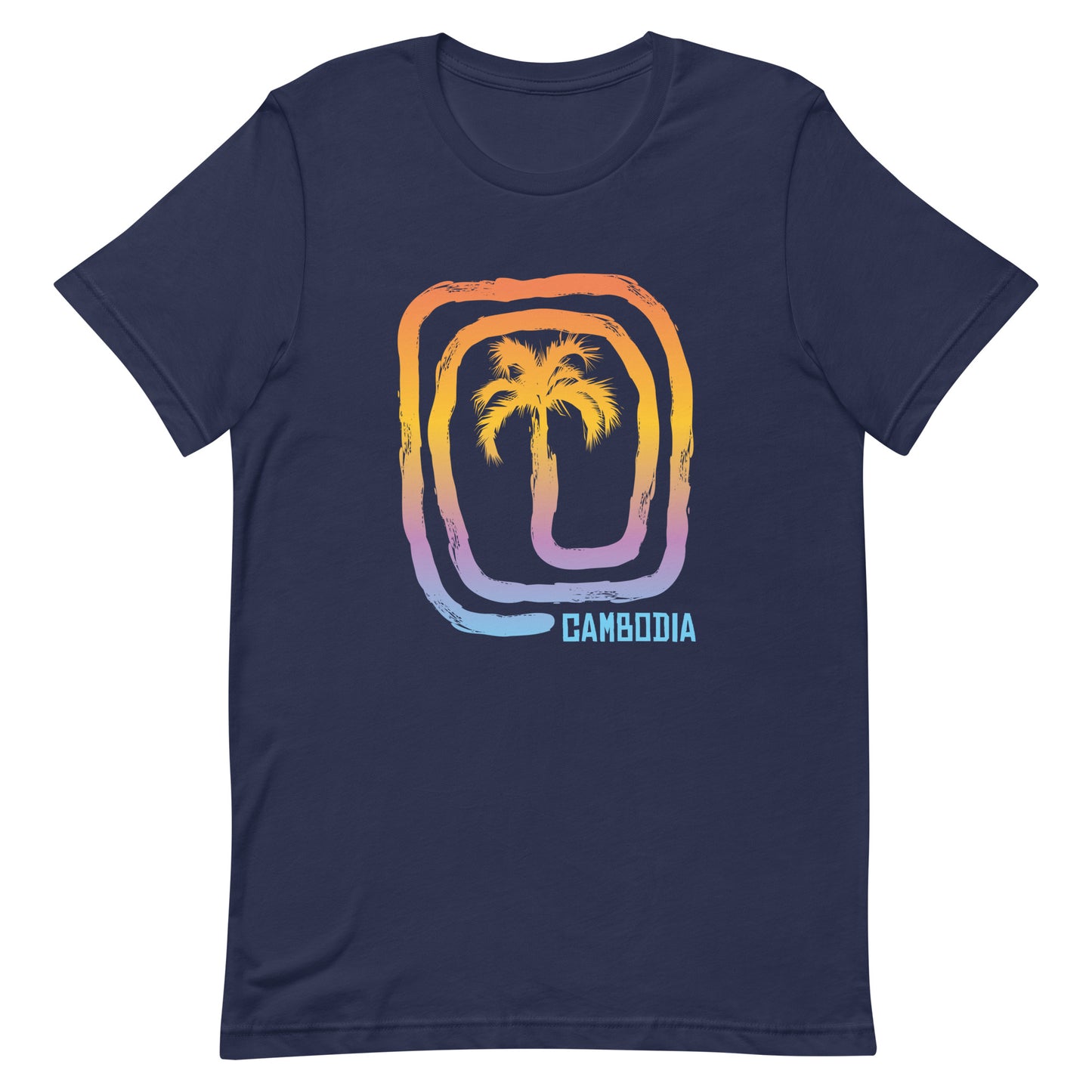 Cool Cambodia Palm Tree Souvenir Vacation Unisex T-Shirt