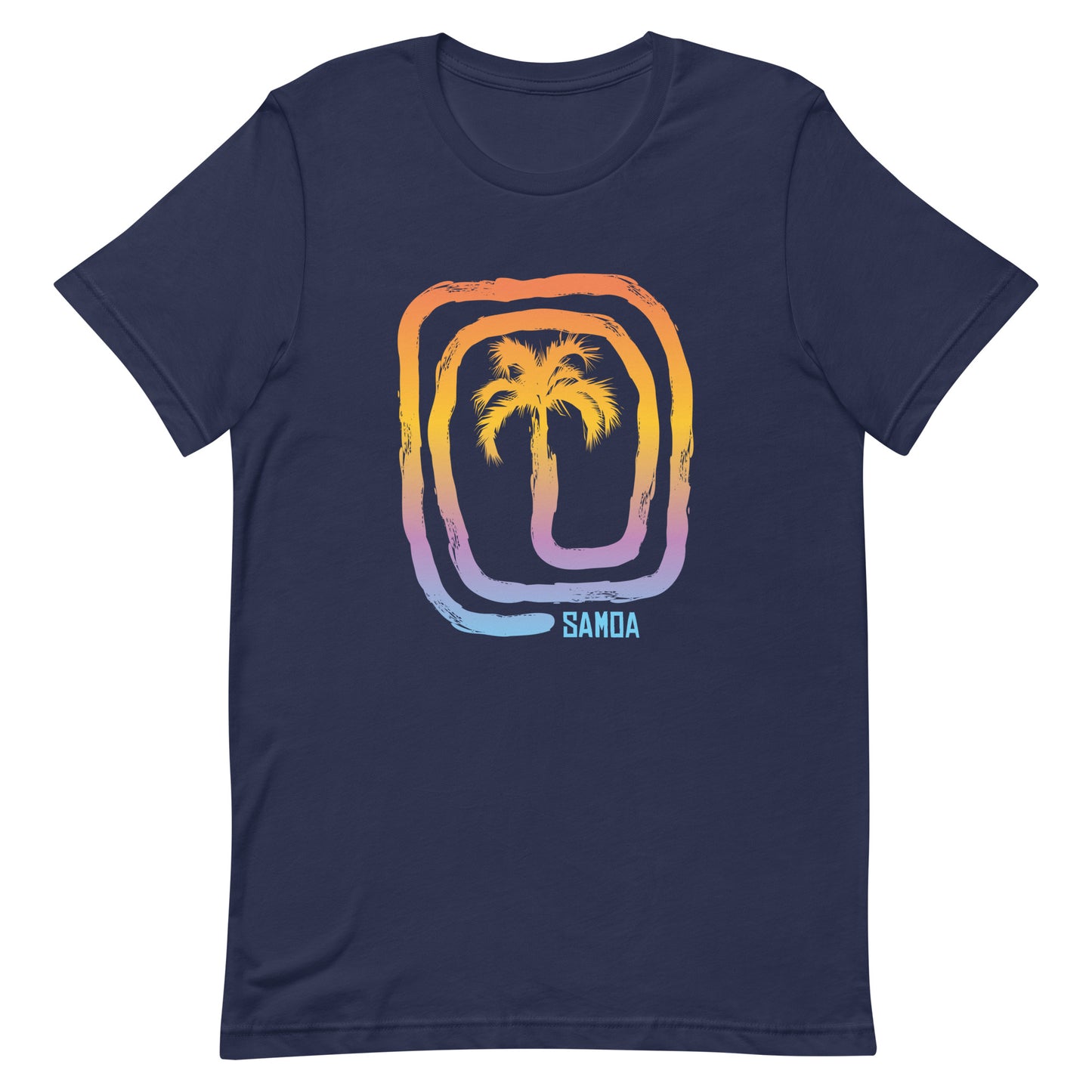 Cool Samoa Polynesia Palm Tree Souvenir Vacation Unisex T-Shirt