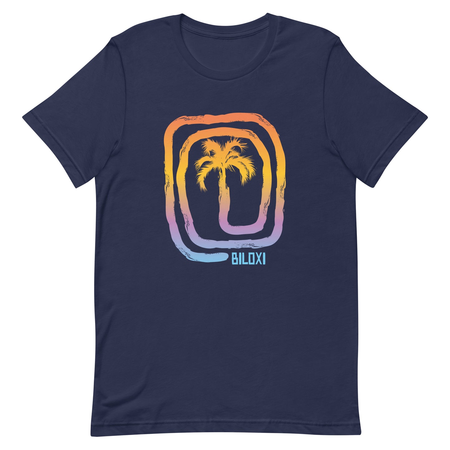 Cool Biloxi Mississippi Palm Tree Souvenir Vacation Unisex T-Shirt