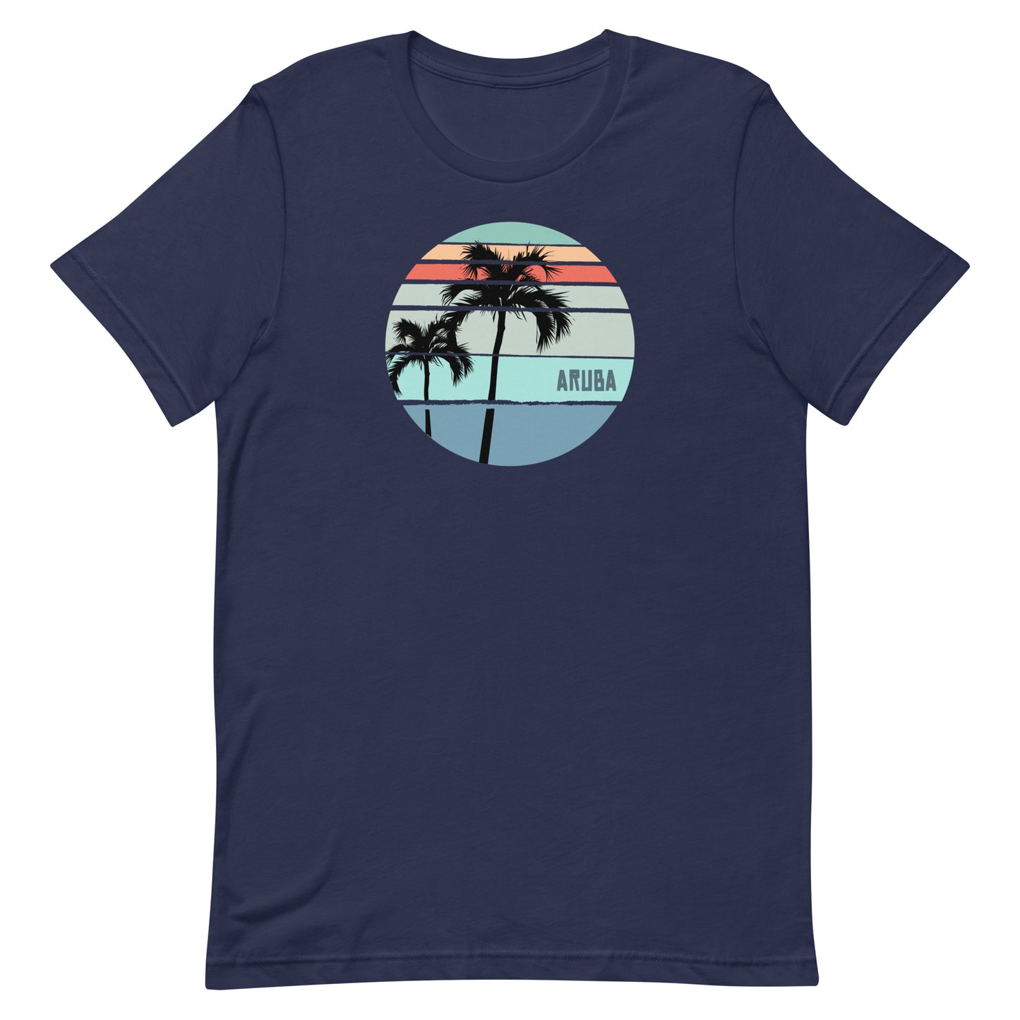 Cool Aruba Palm Tree Vacation Souvenir Unisex T-Shirt