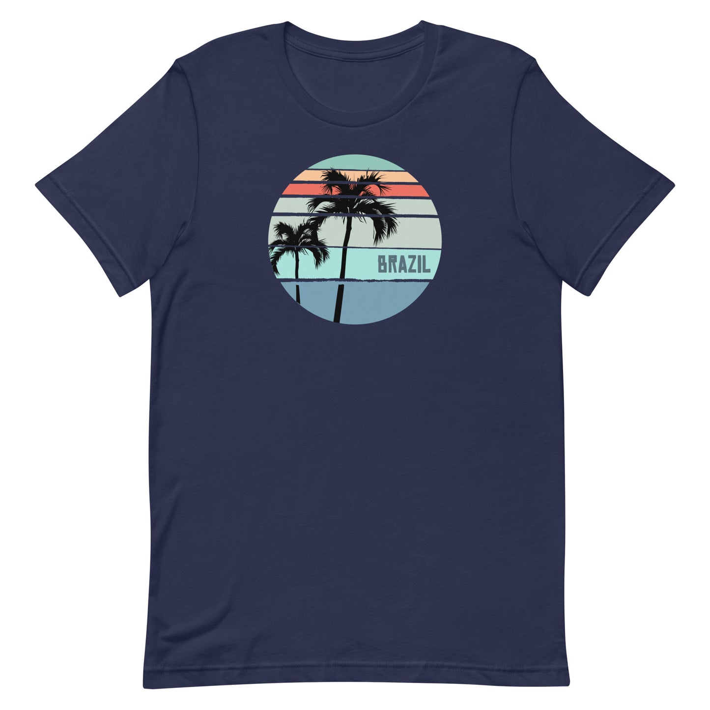 Cool Brazil Palm Tree Vacation Souvenir Unisex T-Shirt