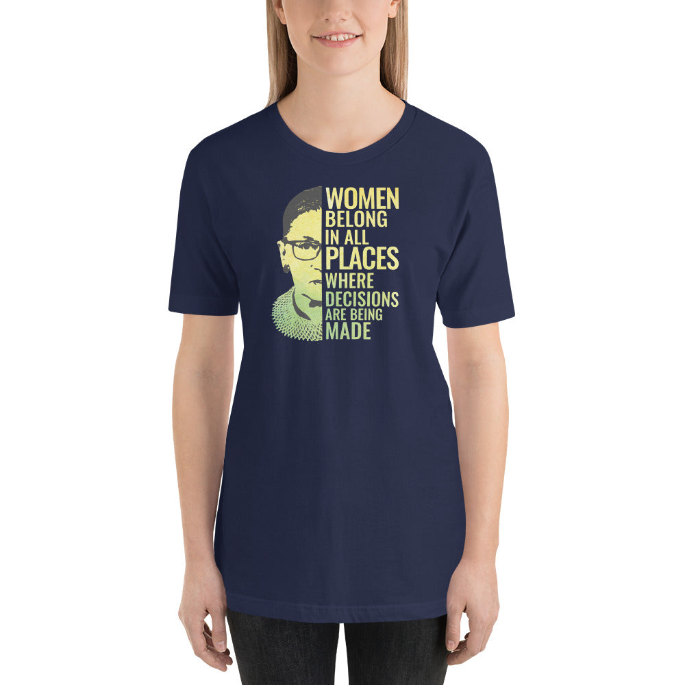 Ruth Bader Ginsburg Notorious RBG Quote Unisex T-Shirt