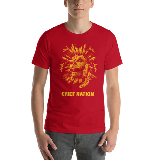 Indian Chief Nation Football Fan Unisex T-Shirt