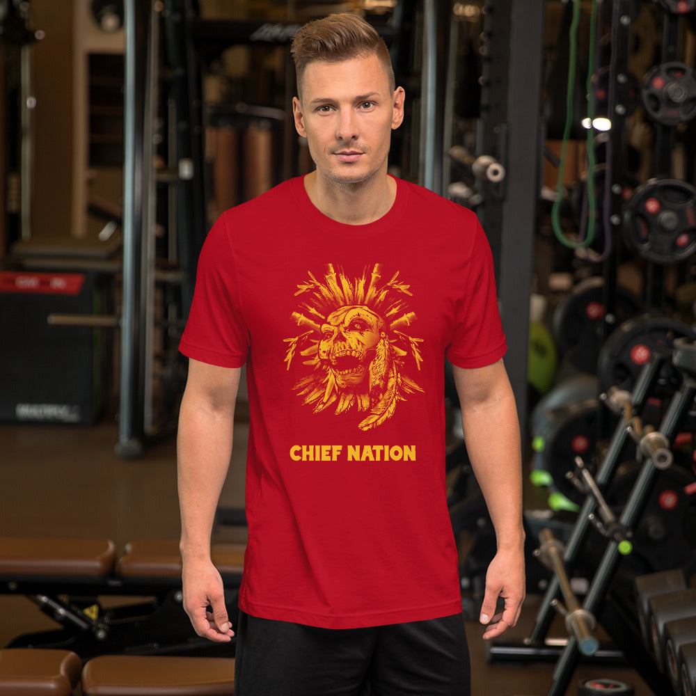 Indian Chief Nation Football Fan Unisex T-Shirt