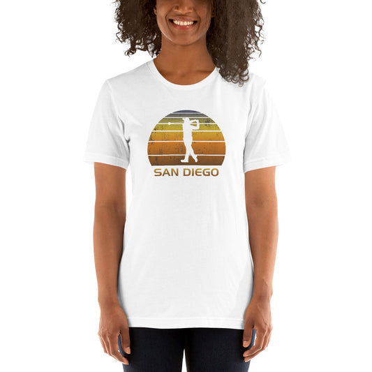 San Diego California Golf Fan Golfer Unisex T-Shirt