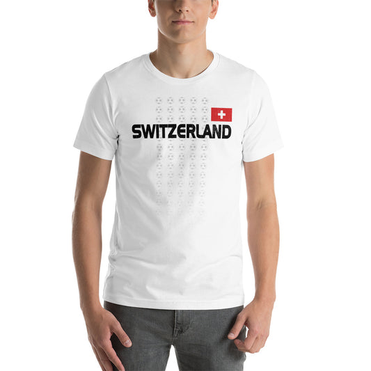 Swiss National Soccer Football Team Switzerland Fan Unisex T-Shirt