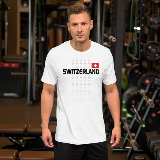 Swiss National Soccer Football Team Switzerland Fan Unisex T-Shirt