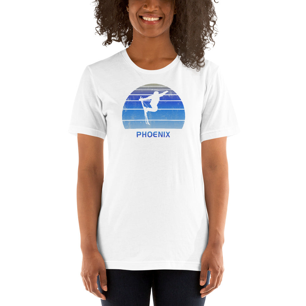 Funny Ski Phoenix Arizona Skier Skiing Joke Unisex T-Shirt