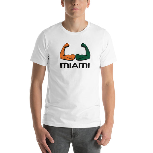 Miami 305 Area Code Native College Football Fan Unisex T-Shirt