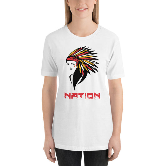 Indian Chief Nation Female Football Fan Unisex T-Shirt
