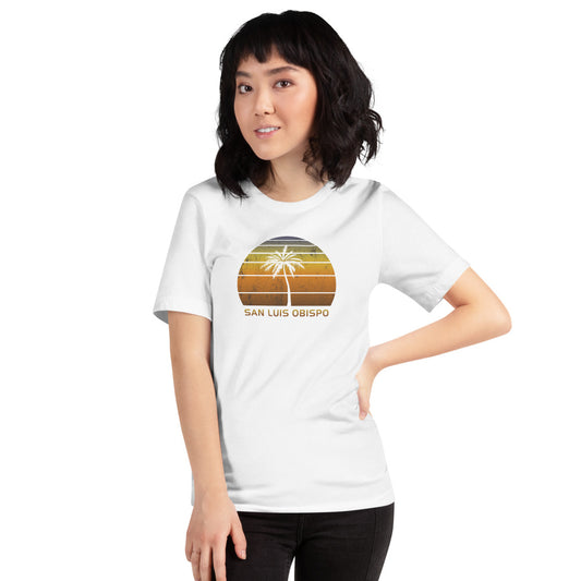 Vintage San Luis Obispo California Beach Sunset Unisex T-Shirt