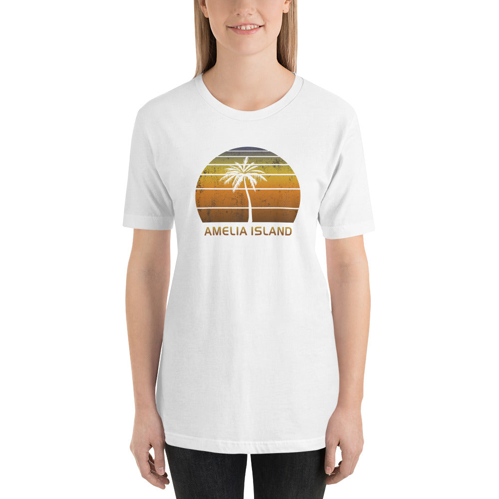 Vintage Amelia Island Florida Beach Sunset Unisex T-Shirt