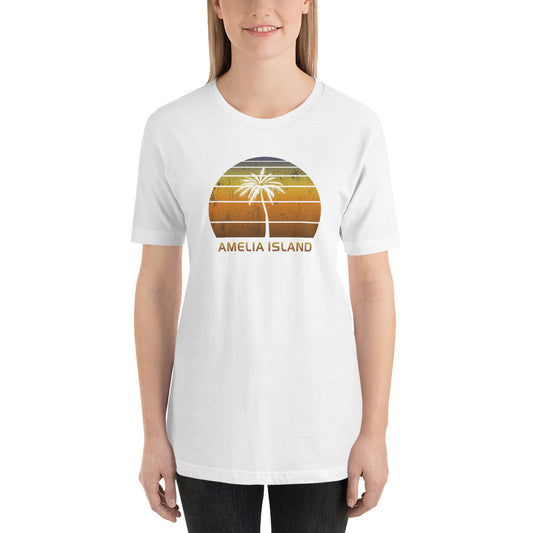 Vintage Amelia Island Florida Beach Sunset Unisex T-Shirt